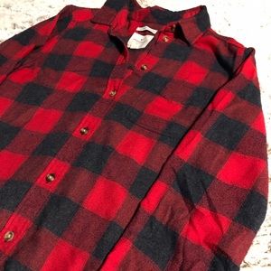 American Eagle Boyfriend Fit Flannel Shirt